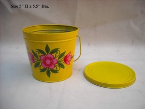 Manufacturers Exporters and Wholesale Suppliers of Bucket With Lid 5 X 5.5 Moradabad Uttar Pradesh Bucket With Lid 5 X 5.5